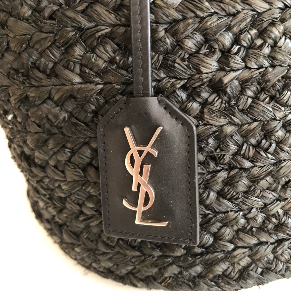 Saint Laurent Panier Raffia Bucket Tote 2021 - Picture 2 of 7